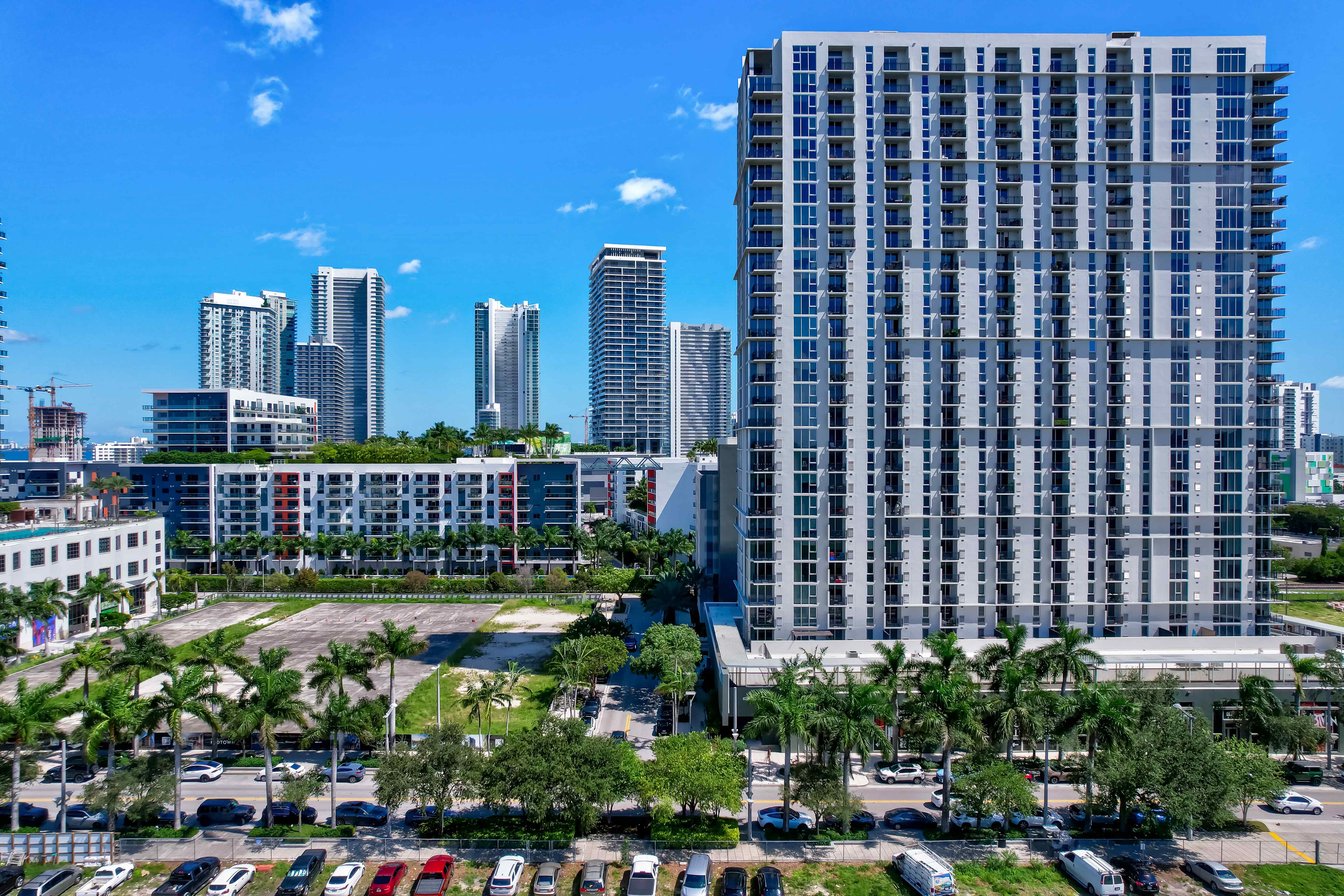 Midtown Miami neighborhood view