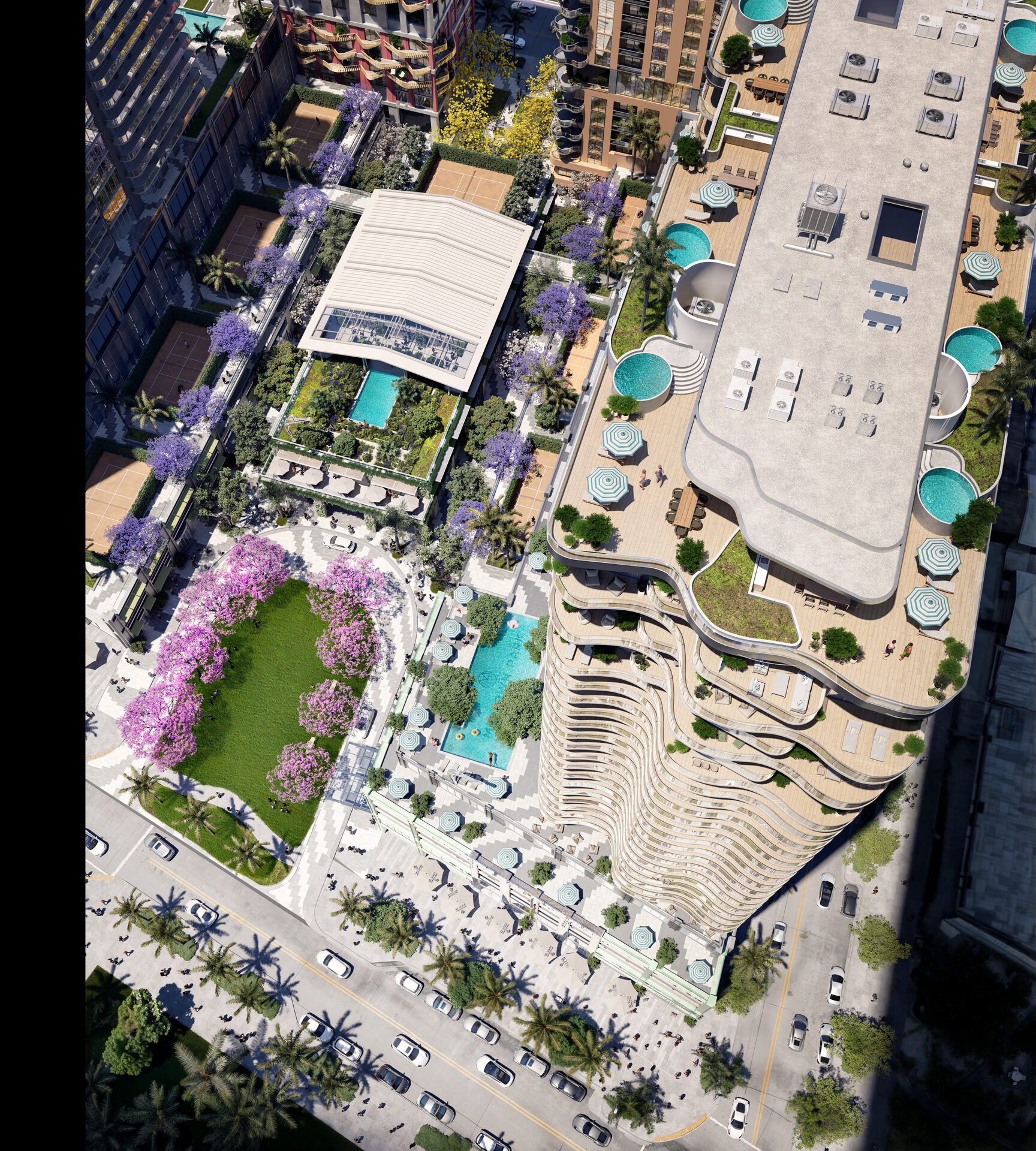 Midtown Park aerial view